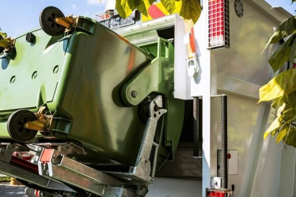 Property Maintenance - Waste Disposal Vehicle Emptying Bin Property Maintenance - Waste Disposal Vehicle Emptying Bin